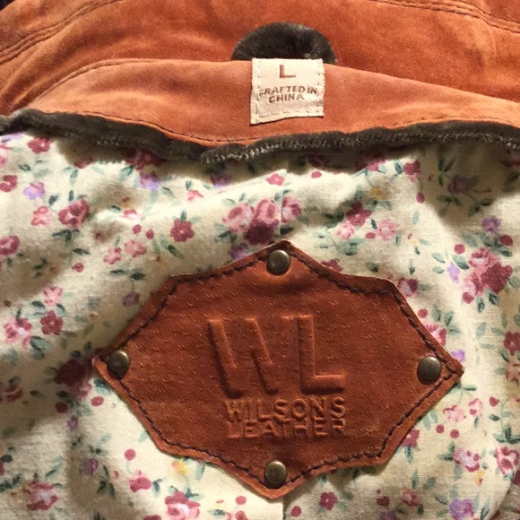 COPY - Burnt Orange Leather Jacket - Picture 7 of 8